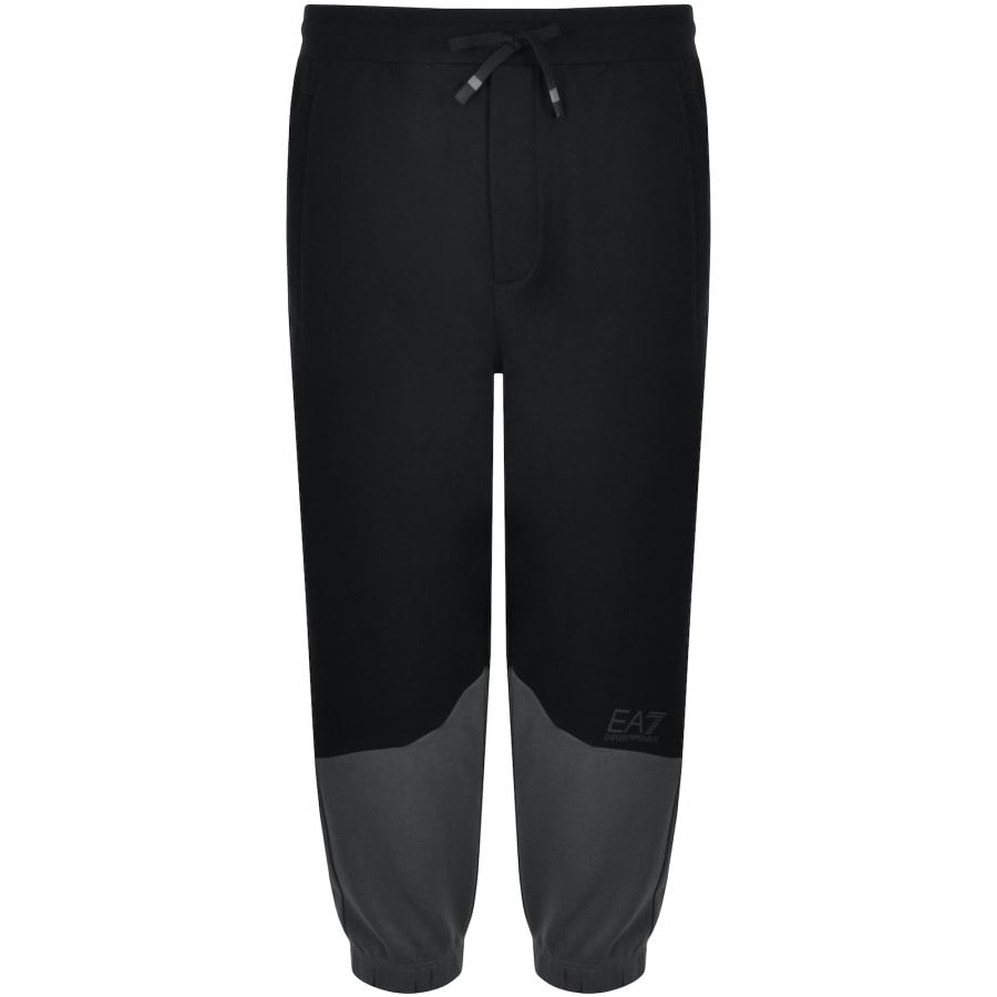 EA7 Emporio Armani Logo Tracksuit Black | Mainline Menswear